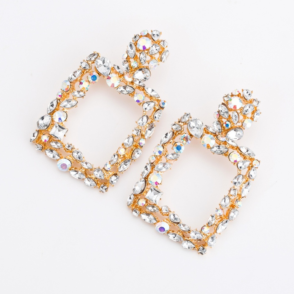 LAST PAIR! Gold Statement Earrings